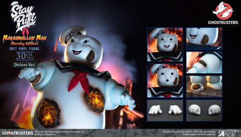 Star Ace Toys Ghostbusters Stay Puft Marshmallow Man Burning Edition Deluxe Version Soft Vinyl Statue